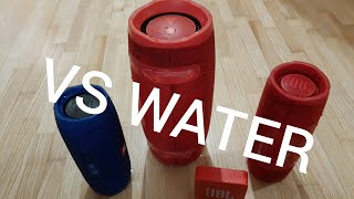 JBL go 2, charge 3, charge 4, xtreme 2 extreme water test😲🙂🙂🙂