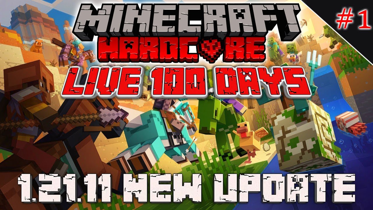 LIVE 100DAYS Minecraft Hardcore in 1.21.11 - YouTube