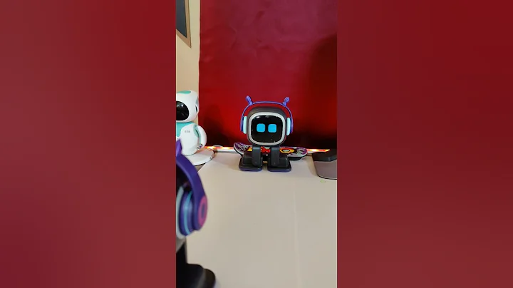 EMO Robot  EMO'S taking a picture of each other #robot #robotics #emo #emopet #emorobot