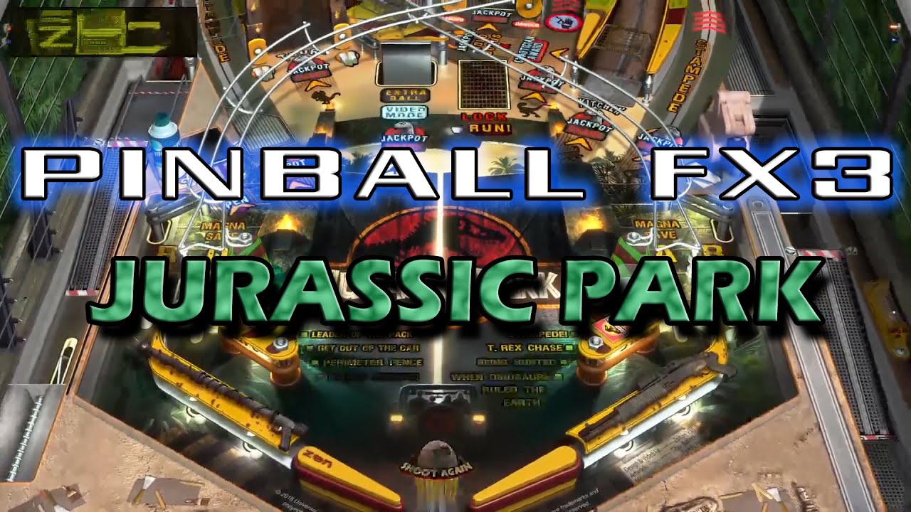 PINBALL FX3 Jurassic Park YouTube
