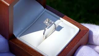 Solitaire Ring With Diamond Accent (Rare Carat) by Diamond Spotlight 315 views 2 months ago 1 minute, 35 seconds