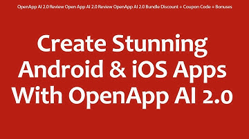 OpenApp AI 2.0 Review Open App AI 2.0 Review OpenApp AI 2.0 Bundle Discount + Coupon Code + Bonuses