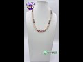 Original Buttons Design with Swarovski Pearls Chetan Rubies Customized Necklace | Handmade Jewellery