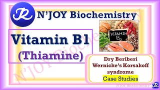 7:Vitamin B1-Thiamine| Water Soluble vitamin| Vitamins| Biochemistry|@NJOYBiochemistry