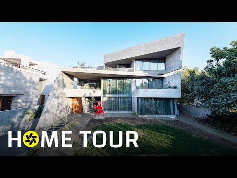 Luxury Brutalist Home in Ahmedabad, Gujarat | Beton Brut by The Grid Architects (Home Tour).