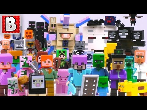 LEGO Minecraft Dungeons 21163 The Redstone Battle - Lego Speed Build Review. 