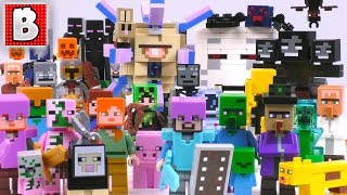 Every LEGO Minecraft Minifigure, Creature & Mob Ever Made!!! | 2018 Collection Review
