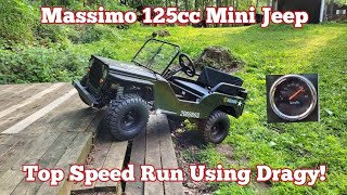Mini Jeep 125cc - Top Speed Run!