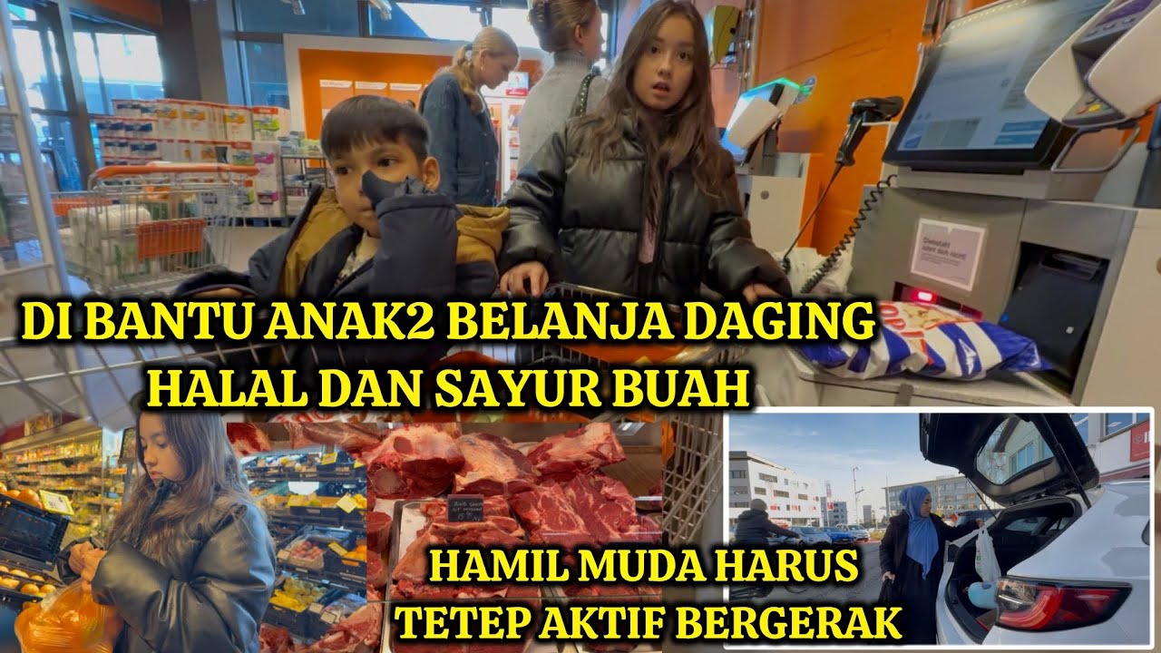 BELANJA MINGGUAN KE TOKO DAGING HALAL DAN SAYUR BUAH