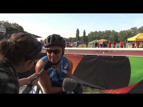 Interview: Toni Piispanen men's 100m T51 final - 2013 IPC Athletics
World Championships Lyon