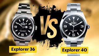 Did I Buy the Wrong Rolex Explorer? Rolex Explorer 36 vs 40