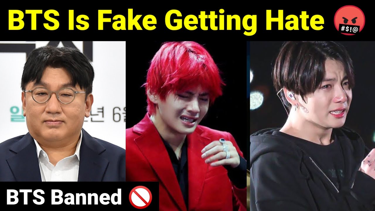 BTS Is Fake Band Getting Hate 🤬 BTS Banned YouTube