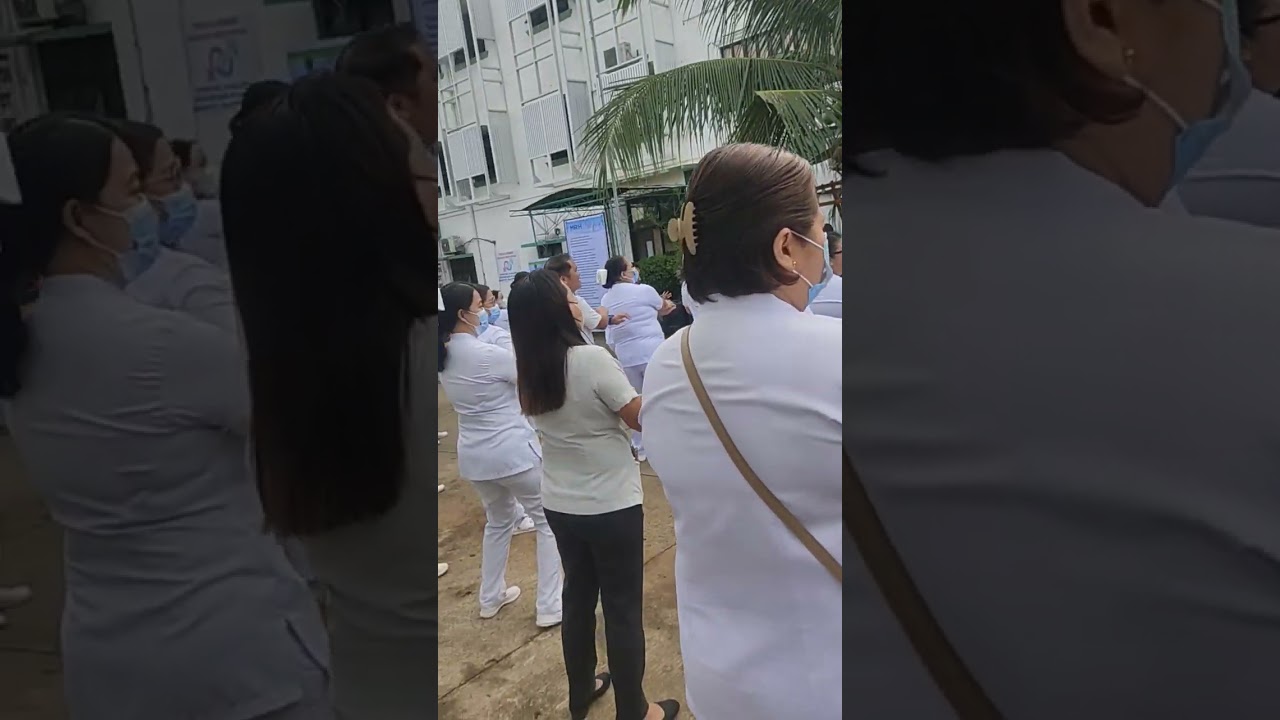 Morning Giling at Margosatubig Regional Hospital #healthiswealth  #exercise #zumba #stressreliever