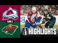 Avalanche vs. Wild | NHL Playoff Highlights | Game 3 | May 9, 2026