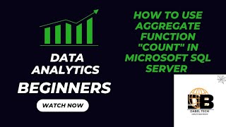 HOW TO USE AGGREGATE FUNCTION COUNT & 'DISTINCT COUNT' IN MICROSOFT SQL SERVER