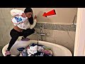 BLEACHING ALL OF HIS CLOTHES & SHOES PRANK!! (gone wrong!!!)