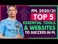 5 ESSENTIAL Tools To Make You Better at FPL! | Fantasy Premier League 2020/21