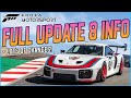 Forza motorsport  update 8 info 5 new cars ai rating  livery changes