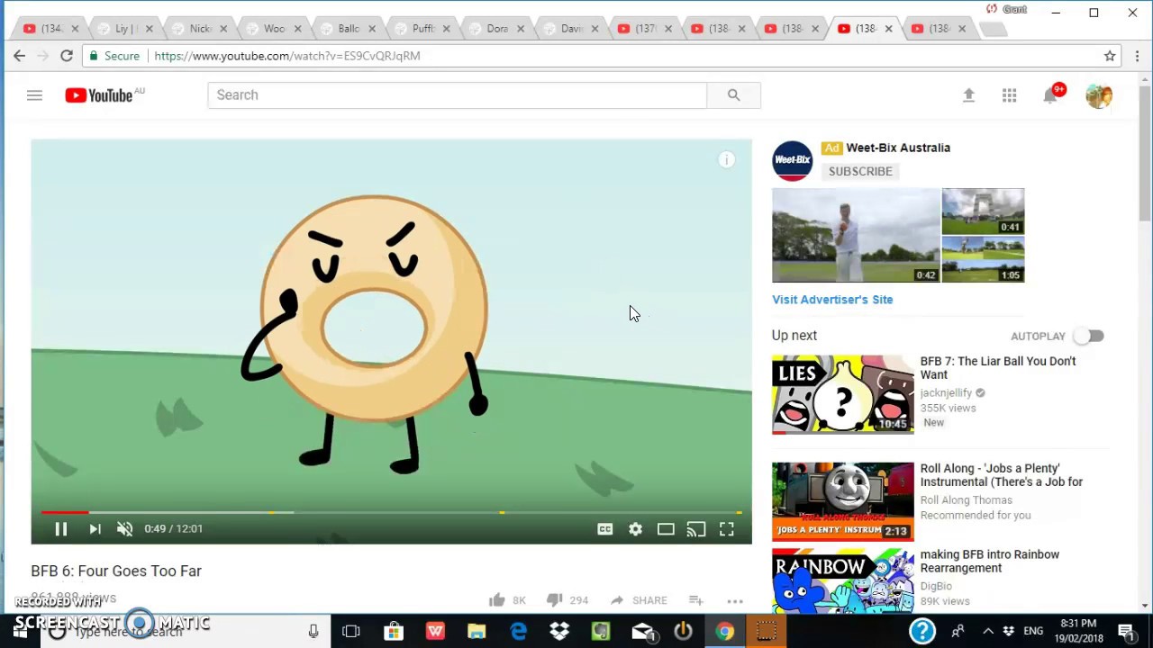 BFB On Cartoon Network YouTube