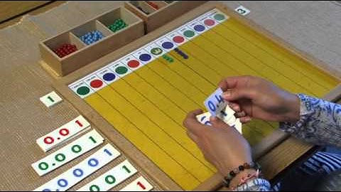 107 Formation and Reading of Quantities Using the Decimal Board