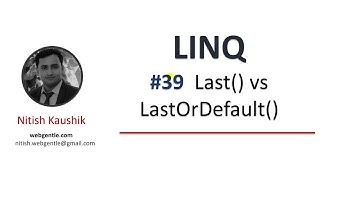 (#39) Last() vs LastOrDefault() | LINQ tutorial for beginners