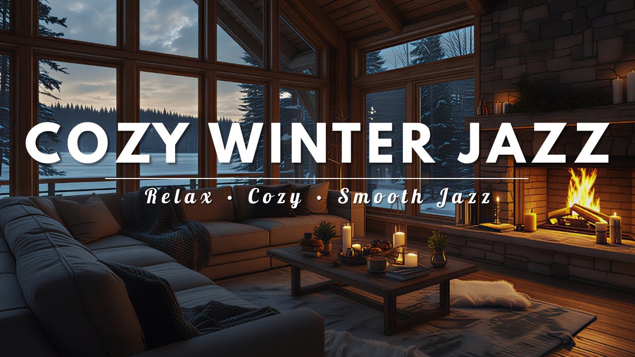 Cozy Winter Jazz ️ Smooth Piano Music for Relax, Study, Work & Calm ...