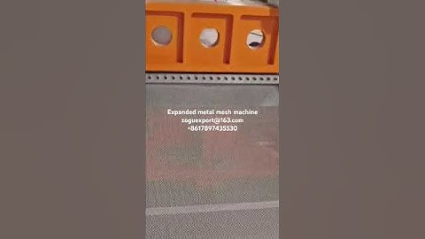 Expanded metal mesh machine zoguexport@163.com #expandedmetalmeshmachine