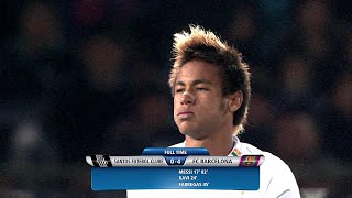 O DIA QUE NEYMAR SOFREU A DERROTA MAIS HUMILHANTE DA SUA CARREIRA | Neymar vs Barcelona (18/11/2011)