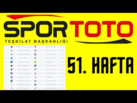 SPOR TOTO 51. HAFTA TAHMİNLERİ - süper lig yorum tahmin hafta hedef 15 kazanma liste taktik analiz