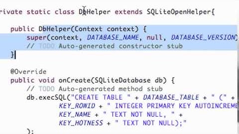 Android Application Development Tutorial   115   Opening SQLite database to write