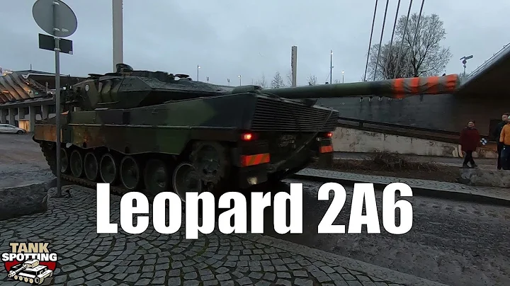 Leopard 2A6 Departure - Finnish Independence Day 6.12.2019