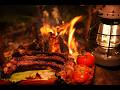 Relaxing Stream Camping Sounds 🌿 | Coffee &amp; BBQ ASMR (No Talking)