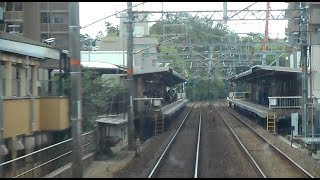 前方展望 2018.10.06 阪急 千里線 北千里駅～山田駅間 大阪市高速電気軌道 66系 66611F 普通 天下茶屋 行き 阪急電鉄 阪急電車 Osaka Metro