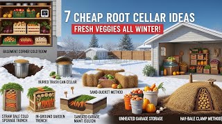 7 Cheap Root Cellar Ideas That Keep Vegetables Fresh All Winter