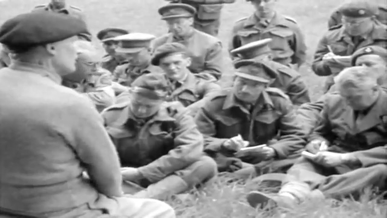 GENERAL BERNARD L. MONTGOMERY - NORMANDY - FRANCE - 06-11-1944 - NO SOUND law of supply and demand