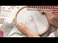BRODERIE TRADITIONNELLE: Point de Boulogne/ Couching stitch 1