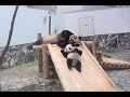 【お昼寝のジャマｗ】それでもママと遊びたいっ！【パンダの親子】Giant panda -Ouhin&Touhin&Rauhin- ☆Slide！