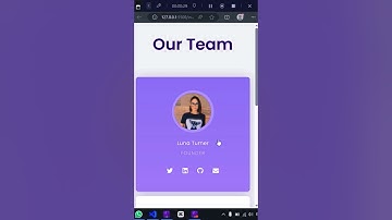 Responsive Our Team Section CSS Tutorial