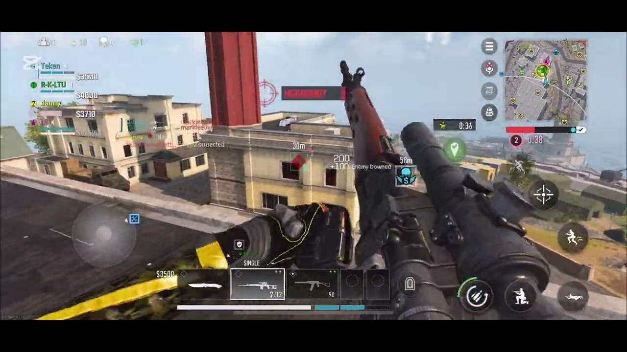 SNIPER KILLS ON WARZONE COD MOBILE RESURGENCE JAN.25 - YouTube