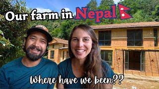 Our Farm in Nepal | big life update + rammed earth house done!