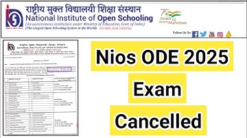 Nios On Demand Exam Delayed | Task Is Helping (NIOS) #nios #board #ode #exam #slot