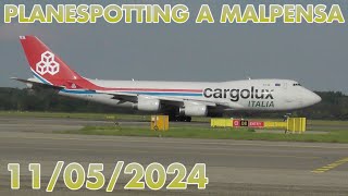 PLANESPOTTING DENTRO L'AEROPORTO DI MALPENSA (Airside 11/05/2024)