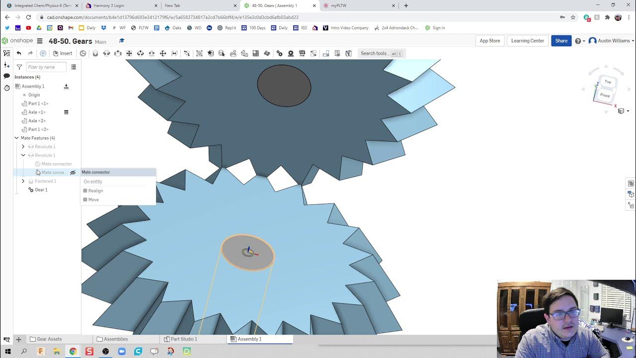Bevel Gears - Day 51 of 100 OnShape Journey - YouTube