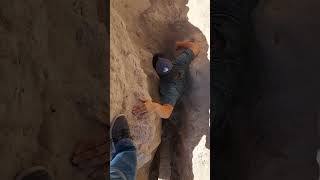 Climbing court house rock, Scottsbluff NE