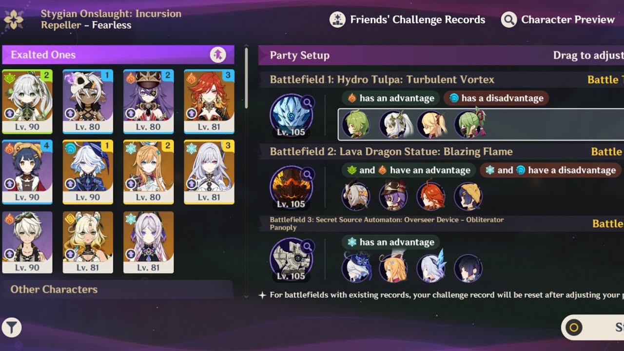 Stygian Onslaught V Fearless - Hydro Tulpa - Hyperbloom - Genshin Impact