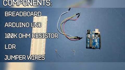 Light intensity measurement using LDR| Interfacing LDR with Arduino with code