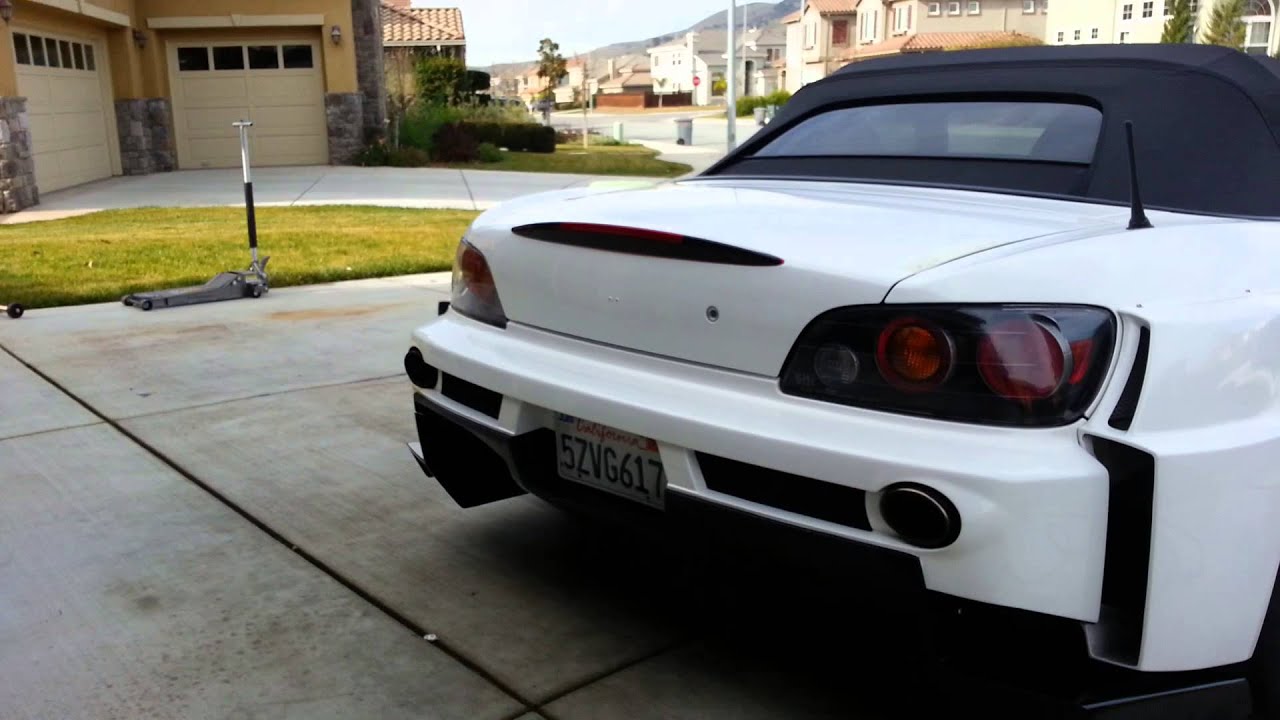 Amuse gt1 custom exhaust with test pipe