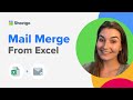 How to do a mail merge from Excel automatically [PERSONALIZED EMAILS]