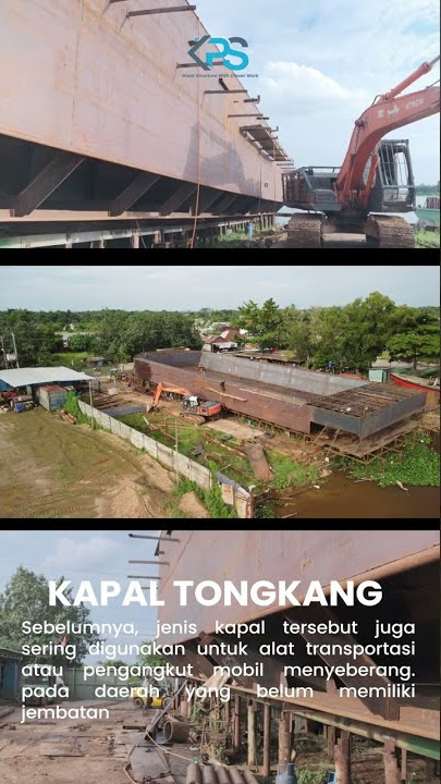 FUNGSI KAPAL TONGKANG  | JASA PEMBUATAN KAPAL TONGKANG DAN GALANGAN KAPAL PALEMBANG