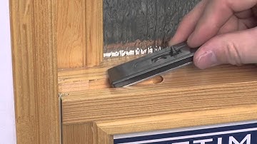How To Replace the Lower Sash Tilt Latch on Custom Wood Double Hung Window